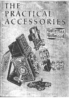 Rollei The Practical Rolleiflex manual. Camera Instructions.