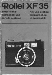 Rollei XF 35 manual. Camera Instructions.