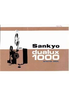 Sankyo dualux 1000 Manual Del Usuario Original Folleto Usado 
