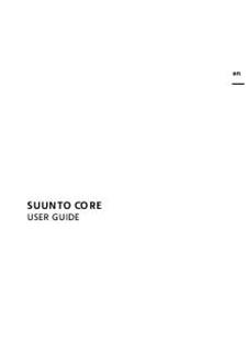 Suunto Core watch manual. Camera Instructions.