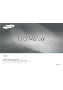 Samsung Digimax i 100 manual. Camera Instructions.