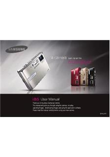 Samsung Digimax i 85 manual. Camera Instructions.