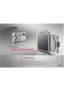 Samsung Digimax i 7 manual. Camera Instructions.
