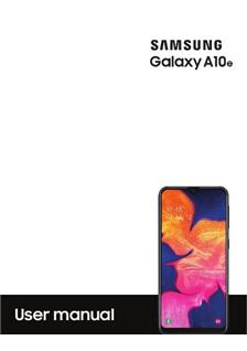 Samsung Galaxy A10e manual. Camera Instructions.