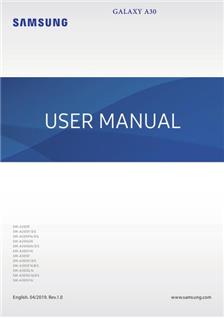 Samsung Galaxy A30 manual. Camera Instructions.