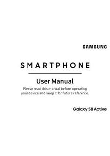 Samsung Galaxy S8 Active manual. Camera Instructions.