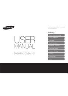 Samsung DV 50 manual. Camera Instructions.