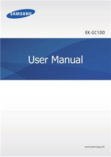 Samsung Galaxy Camera EK GC 100 manual. Camera Instructions.