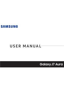 Samsung Galaxy J7 Aura manual. Camera Instructions.