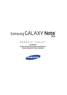 Samsung Galaxy Note 8.0 manual. Camera Instructions.