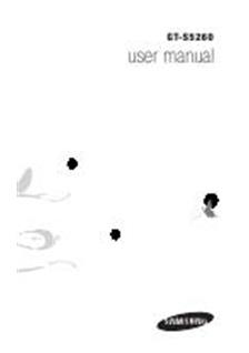 Samsung GT S5260 manual. Camera Instructions.