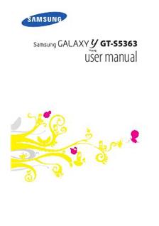 Samsung Galaxy Y manual. Camera Instructions.