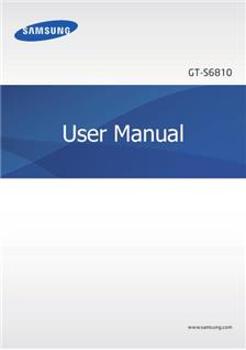 Samsung Galaxy Fame manual. Camera Instructions.