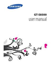 Samsung Wave manual. Camera Instructions.