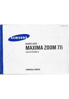 Samsung Maxima 77 i Printed Manual