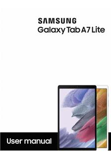 Samsung Galaxy Tab A7 Lite manual. Camera Instructions.