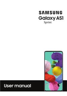 Samsung Galaxy A51 sprint manual. Camera Instructions.