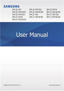 Samsung Galaxy J5 (2016) manual. Camera Instructions.