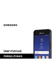Samsung Galaxy J3 Aura manual. Camera Instructions.