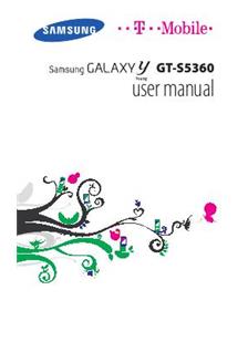 Samsung Galaxy Y Young manual. Camera Instructions.