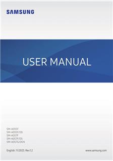 Samsung Galaxy A05s manual. Camera Instructions.