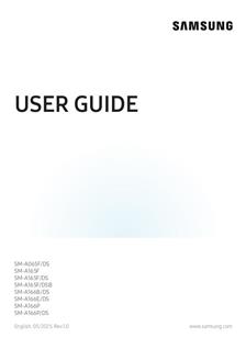 Samsung Galaxy A06 manual. Camera Instructions.