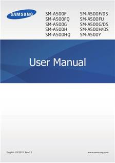 Samsung Galaxy A5 - 2015 manual. Camera Instructions.
