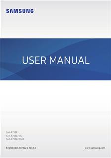 Samsung Galaxy A71 manual. Camera Instructions.