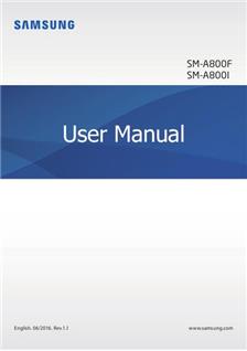 Samsung Galaxy A8 - 2016 manual. Camera Instructions.