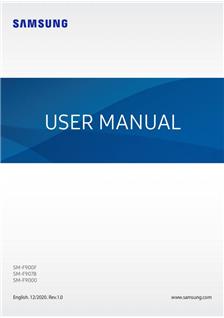 Samsung Galaxy Fold 5G manual. Camera Instructions.