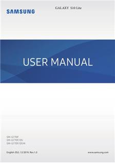 Samsung Galaxy S10 Lite manual. Camera Instructions.