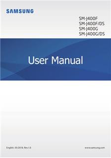 Samsung Galaxy J4 manual. Camera Instructions.