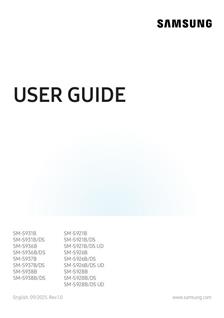 Samsung Galaxy S25 manual. Camera Instructions.
