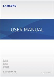 Samsung Galaxy Tab A9 Plus manual. Camera Instructions.