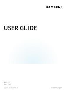 Samsung Galaxy Tab A11 Plus manual. Camera Instructions.