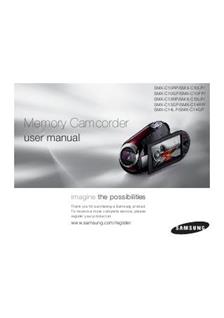 Samsung SMX C 10 RP manual. Camera Instructions.