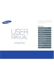 Samsung ST 66 manual. Camera Instructions.
