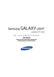 Samsung Galaxy Light - T399 manual. Camera Instructions.