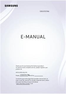 Samsung UN 55TU700 manual. Camera Instructions.