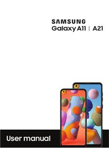 Samsung Galaxy A11 manual. Camera Instructions.