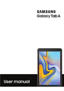 Samsung Galaxy Tab A (2018) manual. Camera Instructions.