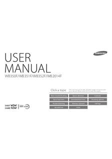 Samsung WB 350F manual. Camera Instructions.