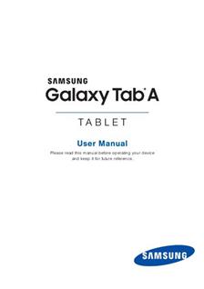 Samsung Galaxy Tab A8.0 (2015) manual. Camera Instructions.