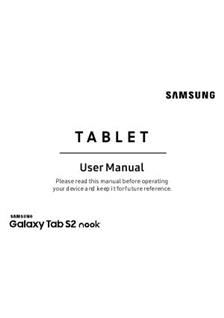 Samsung Galaxy Tab S2 nook manual. Camera Instructions.