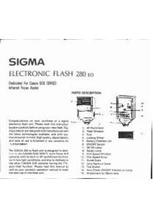 Sigma 280 EO Printed Manual