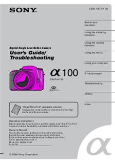 sony dsc p73p93 cyber shot digital camera owners manual