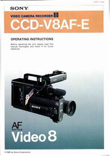 sony af ccd