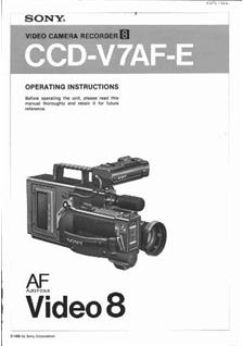 sony af ccd