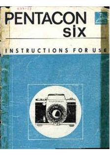 Brochure/Mode d'emploi/Notice en Français - PENTACON Praktisix II 6x6