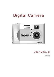 Vivitar ViviCam V 3610 manual. Camera Instructions.